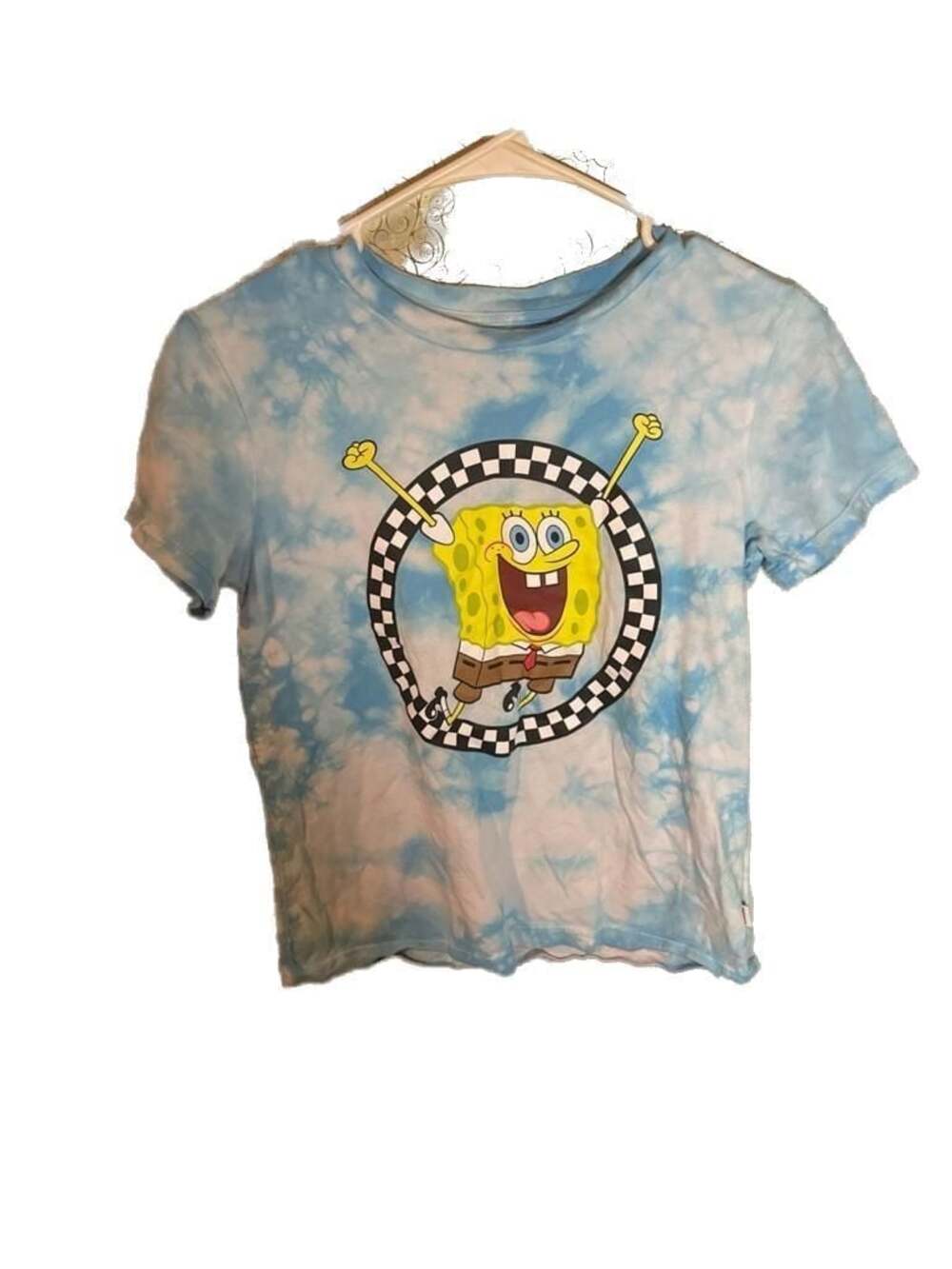 Vans x SpongeBob SquarePants Jump Out Crew Neck Tie Dye T-Shirt